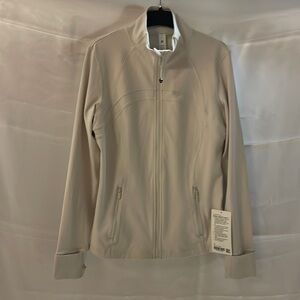 Lululemon define jacket “luon” size 12 color bone